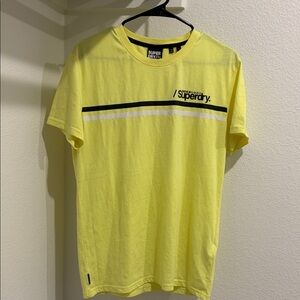 Superdry Men's Lemon Tee with Black Stripe
